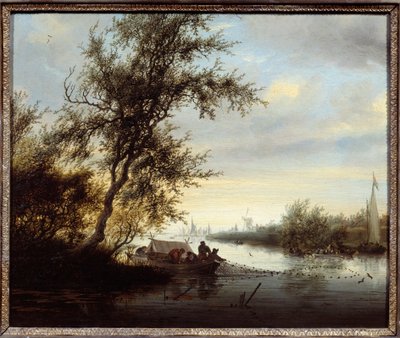 Sœurs dans un bateau - Salomon van Ruisdael or Ruysdael