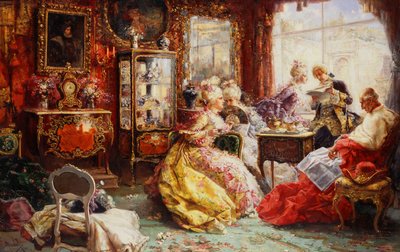 Un Après-midi au Salon, 1902 - Salvador Sanchez Barbudo