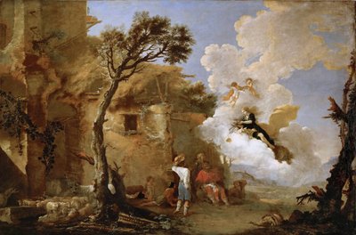 Astrée quittant les bergers - Salvator Rosa