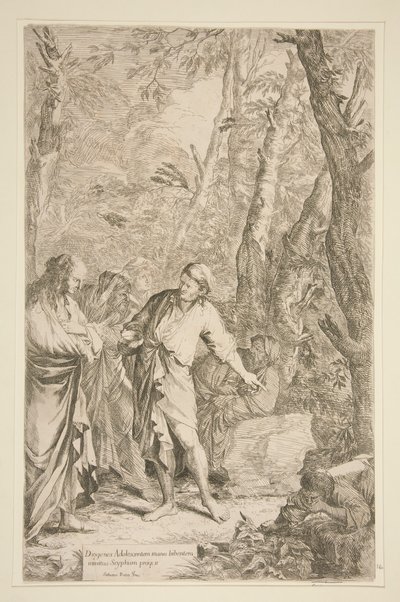 Diogène - Salvator Rosa