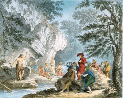 Jean-Baptiste prêchant dans le désert - Salvator Rosa