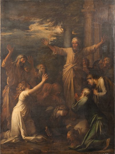 Jonas prêchant aux habitants de Ninive - Salvator Rosa