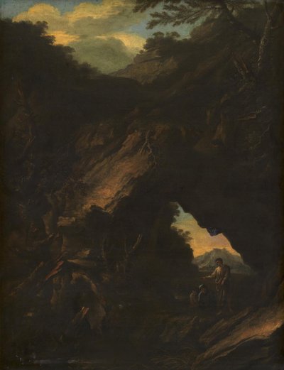 Paysage avec un "Arco Naturale" - Salvator Rosa