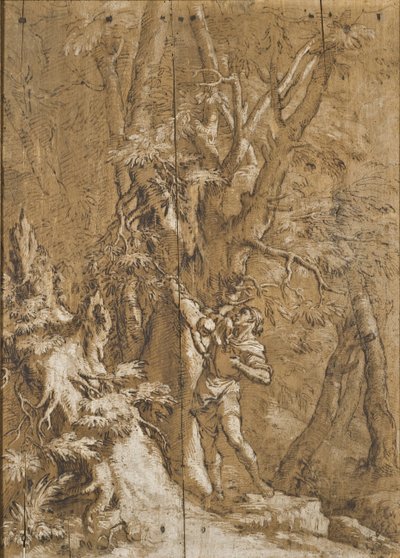Œdipe abandonné - Salvator Rosa