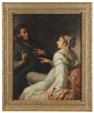 Phryné et Xénocrate - Salvator Rosa
