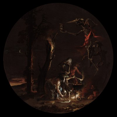 Scènes de sorcellerie : Soir, vers 1645-49 - Salvator Rosa