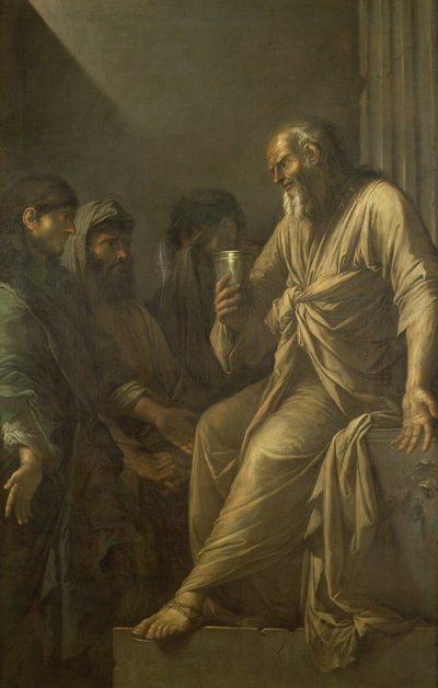 La Mort de Socrate - Salvator Rosa