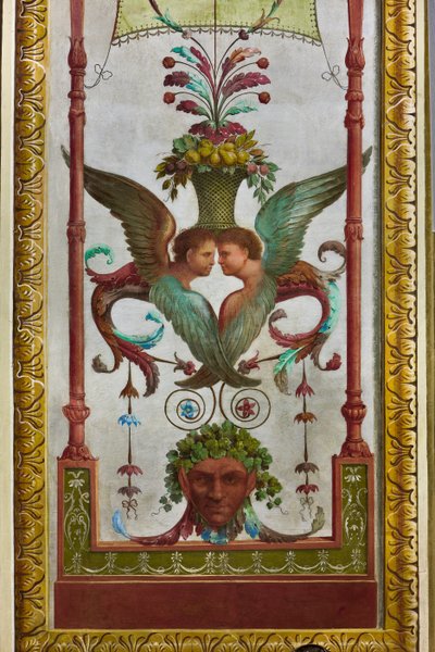 Frises décoratives de style pompéien (fresque) - Salvatore Gregorietti