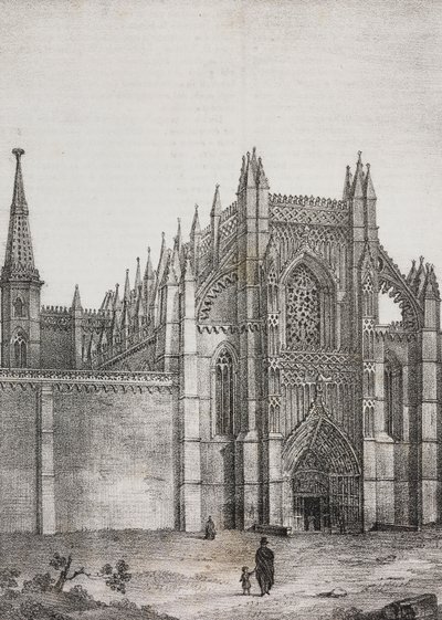 Monastère de Batalha, Portugal, de Poliorama Pittoresco, n 33, 22 mars - Salvatore Puglia