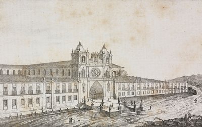 Façade du monastère d
