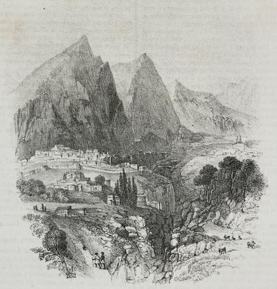 Vue du mont Parnasse depuis Delphes, Grèce - Salvatore Puglia