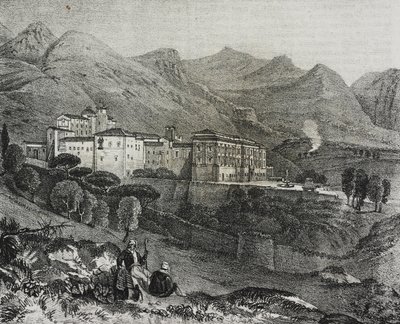 Vue du monastère de San Martino delle Scale près de Palerme, Sicile, Italie - Salvatore Puglia