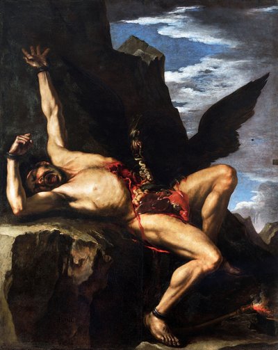 La torture de Prométhée - Salvatore Rosa