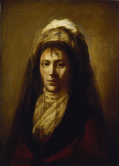 Portrait de la comtesse Yekaterina Petrovna Rostopchina portant un voile - Salvatore Tonci