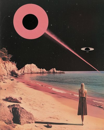Soirée « Pink UFO » à la plage - Samantha Hearn