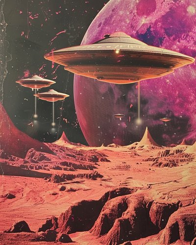 Des ovnis au-dessus de la planète rouge - Samantha Hearn