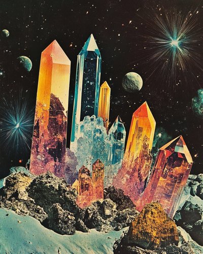 Cristaux cosmiques vibrants - Samantha Hearn