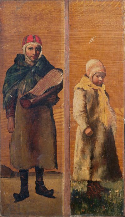 Panneaux décoratifs représentant la vie quotidienne des Samis - Sami School