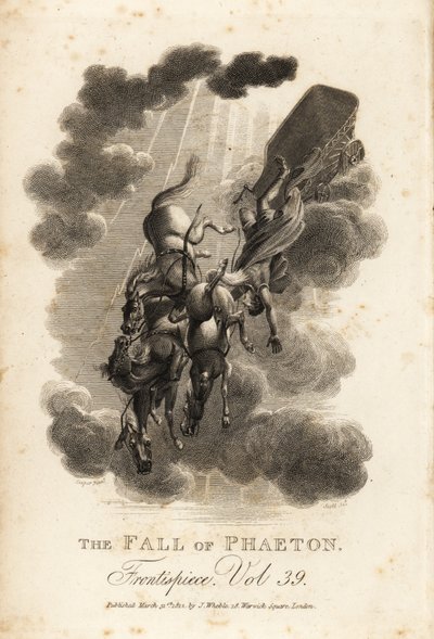 Illustration allégorique de Phaéton, fils d