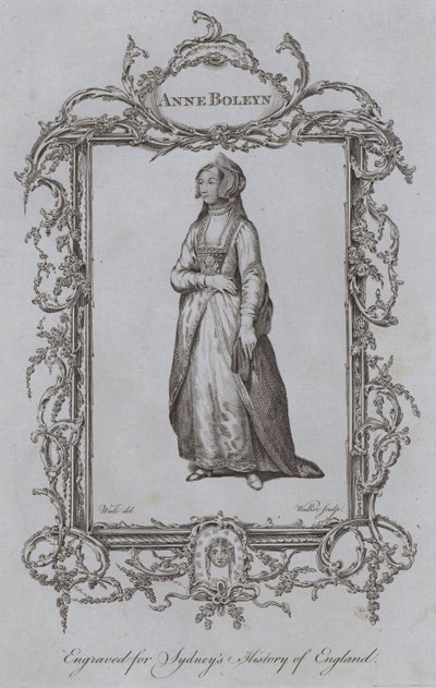 Anne Boleyn (gravure) - Samuel (after) Wale