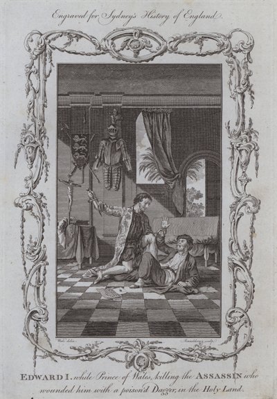 Édouard Ier, alors prince de Galles, tuant l