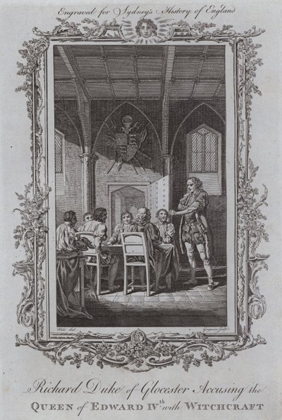 Richard Duc de Gloucester accusant la reine d