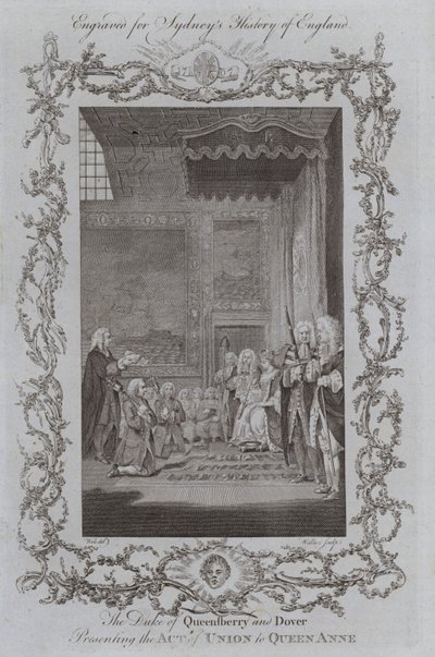 Le Duc de Queensberry et Dover présentant l