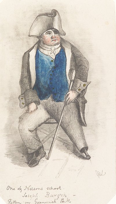 Portrait de Joseph Burgin, vers 1844 - Samuel (attr.to) Lane