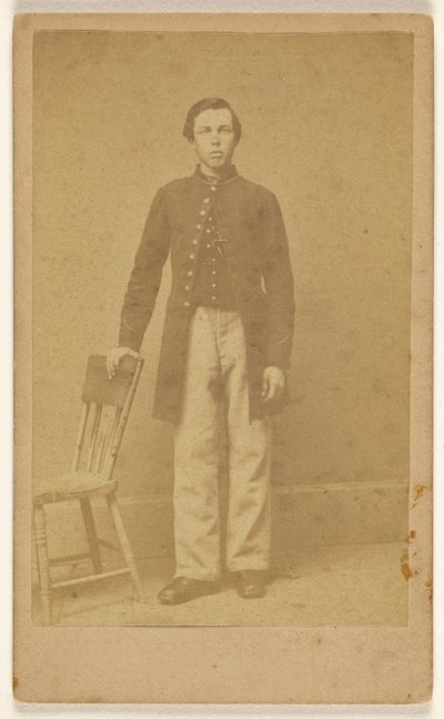 [Soldat confédéré non identifié, debout] - Samuel A. Cooley