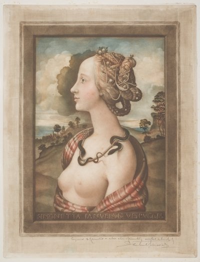Simonetta Vespucci, vers 1900 - Samuel Arlent Edwards