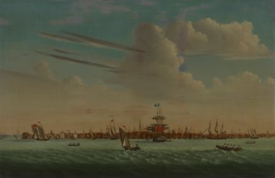 Vue de Charleston - Samuel Barnard