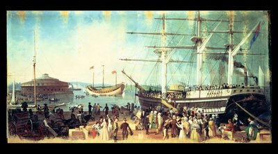 La baie et le port de New York - Samuel Bell Waugh