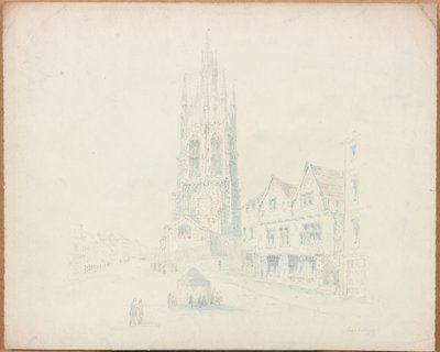 Cathédrale Saint-Nicolas depuis la maison de Lord Collingwood - Samuel Bilston