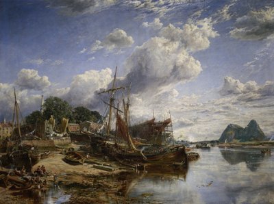 Le chantier naval de la firme Archibald McMillan et fils à Dumbarton (Écosse), fabriquant des 