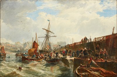 Déchargement de la prise, Newhaven - Samuel Bough