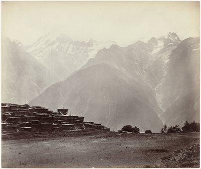Vue panoramique à Chini avec l