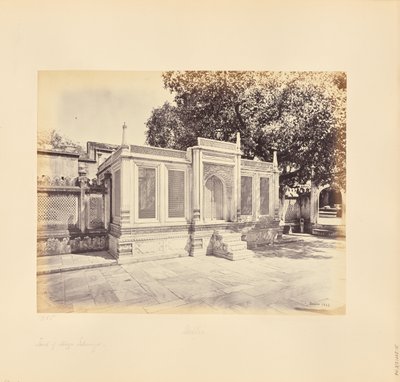 Delhi ; le tombeau de Mirza Jehangir. C