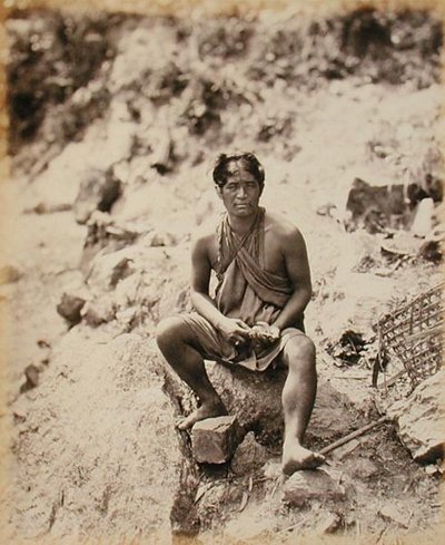 Homme Lepcha - Samuel Bourne