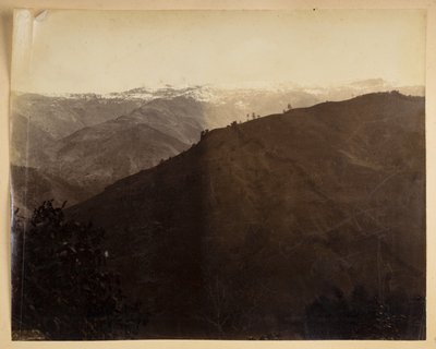 Paysage de montagne à Darjeeling, de 