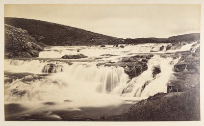 Rapides sur le Pykara sous le pont (Nilgiri Hills) - Samuel Bourne