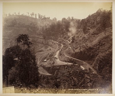 Station de retournement sous Teendaria, Darjeeling, de 