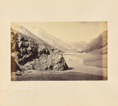 La vallée de Chandra depuis Chota Shigri - Les pics de Shigri au loin - Samuel Bourne