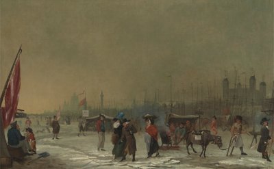 Gel sur la Tamise - Samuel Collings