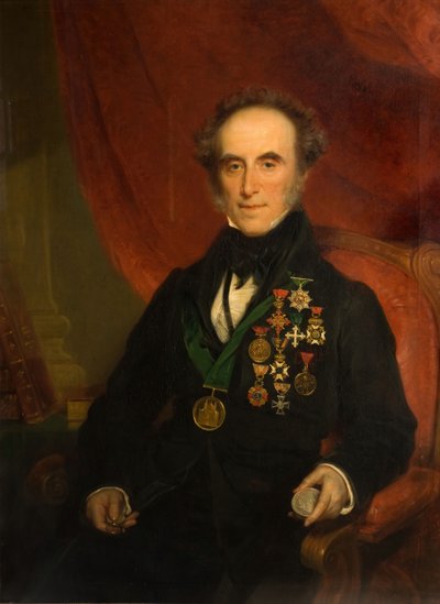 Portrait de Sir Edward Thomason 1769-1849, 1849 - Samuel Colman