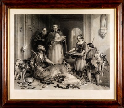 Abbaye de Bolton (mezzotinte) - Samuel Cousins
