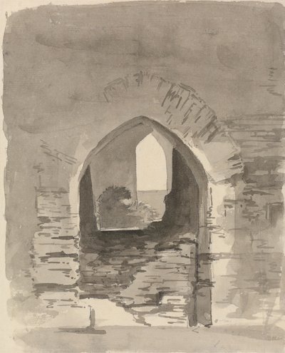 Une entrée voûtée dans un bâtiment en ruine - Samuel Davis