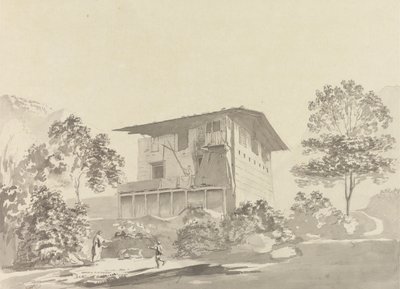Dans le village près de Tassisudon [Tashicho Dzong] - Samuel Davis