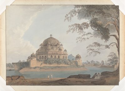 Vue du tombeau de Shershah à Sasaram au Bihar - Samuel Davis