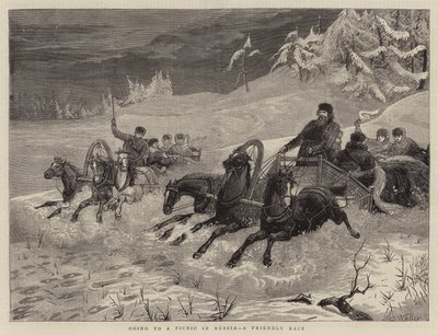 Aller pique-niquer en Russie, une course amicale - Samuel Edmund Waller