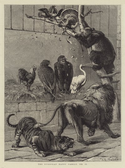 La famille heureuse européenne, No II - Samuel Edmund Waller